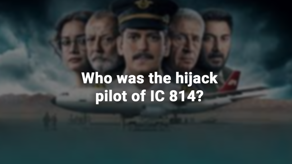 Who was the hijack pilot of IC 814?