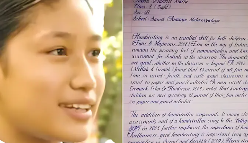 Meet Prakriti Malla: The World's Most Beautiful Handwriting