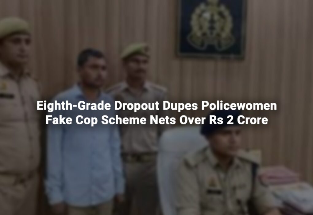 Eighth-Grade Dropout Dupes Policewomen: Fake Cop Scheme Nets Over Rs 2 Crore