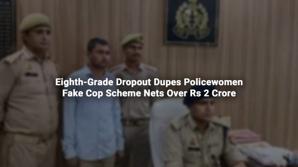 Eighth-Grade Dropout Dupes Policewomen: Fake Cop Scheme Nets Over Rs 2 Crore